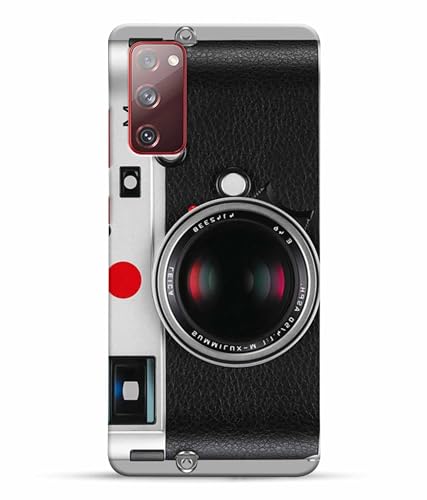 Image of Printed Hard Back Case Cover & Compatible for Samsung Galaxy S20 FE 5G / Samsung S20 FE 5G | Vintage Camera Art (Multicolor) - D1188