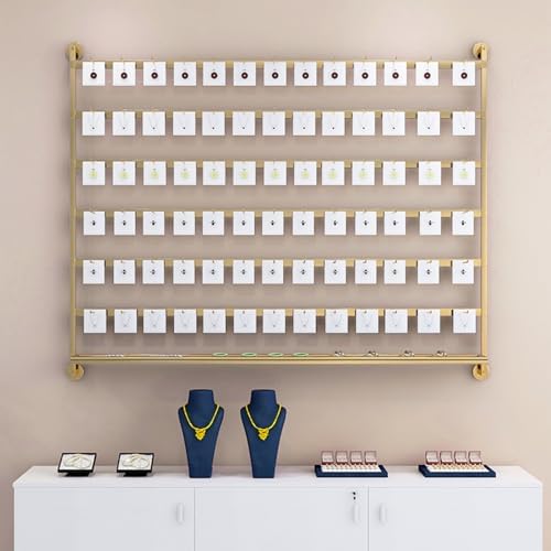 Wall-Mounted Jewelry Organizer - 7-Layer Necklace Holder for Space-Saving Storage of Necklaces, Earrings, Bangles & More, Easy Installation, Ideal Home Décor Solution