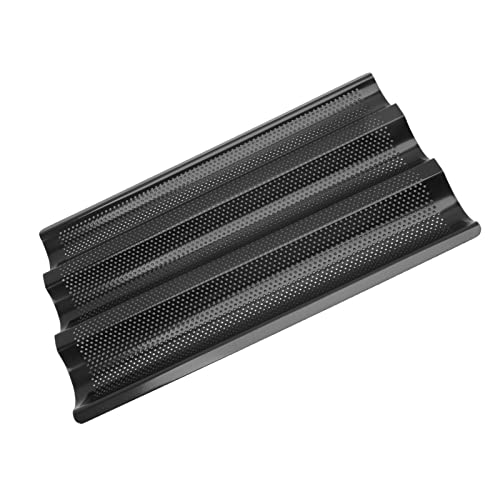 Bandeja de acero inoxidable en forma de U SIXRUN con acabado perforado premium 6