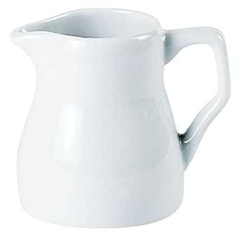 Porcelite 370614 Traditional Milk Jug, 14 cL/5 oz. (Pack of 6)