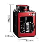 QJRGUY Drip Maker, Grind and Brew Automatic Machine with Built-In Burr Coffee Grinder - Image 7