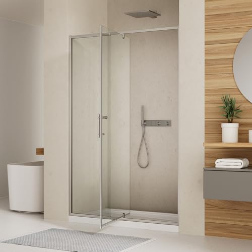 Image of Royal Guard 56-60 inch W x 71 inch H Pivot Swing Glass Shower Door,Chrome