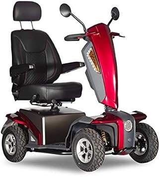 EV Rider Vita Express 4 Wheel Mid-Size Scooter Metallic Red