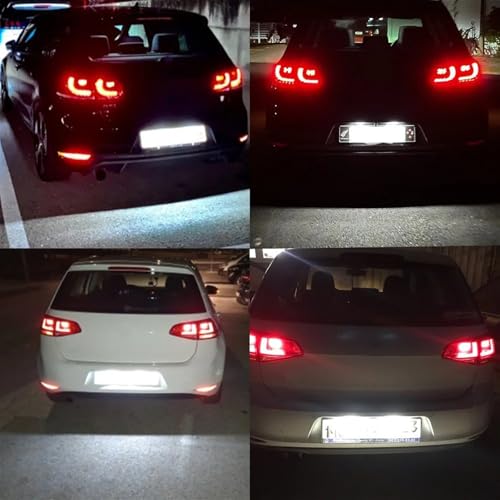 Luces matrícula LED Canbus alta potencia para VW Golf GTI Passat EOS Scirocco 6