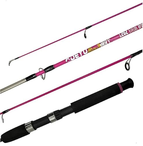 Vara Para Molinete Rosa Max Bull 1,20m Para Peixes até 6kg