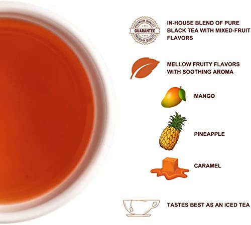 Té negro frutal aromático 25 saquitos 50g miniatura 6