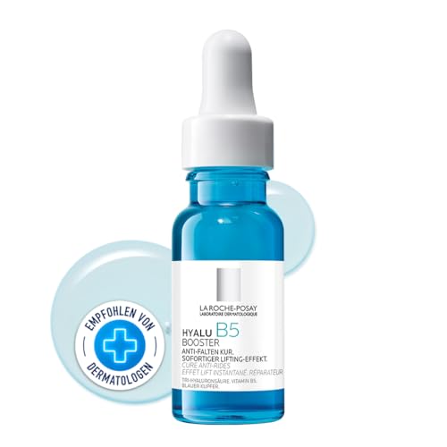 La Roche Posay Hochkonzentriertes Anti-Falten-Serum mit sofortigem Lifting-Effekt, Anti-Aging, Mit Tri-Hyaluronsäure, Vitamin B5 und Blauem Kupfer, Hyalu B5 Booster, 15ml La Roche Posay Hochkonzentriertes Anti-Falten-Serum mit sofortigem Lifting-Effekt, Anti-Aging, Mit Tri-Hyaluronsäure, Vitamin B5 und Blauem Kupfer, Hyalu B5 Booster, 15ml