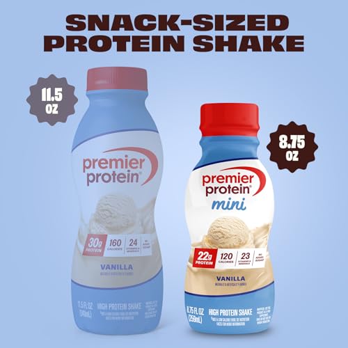 Premier Protein MINIs 22g Protein Shake, Vanilla, 12 Pack - image 4