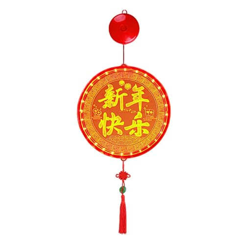 jiingekk Practical Acrylic LED Hanging Lights Multifunctional LED Wall And Window Hanging Lights For 2025 New Year Celebration