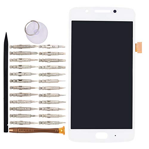 Image of LCD Screen Display with Digitizer Touch Panel Without Bezel Frame Compatible with Motorola Moto G5 XT1676(White)