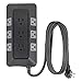 GE UltraPro 9-Outlet Surge Protector, 8', Black