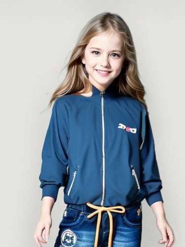Image of HRKK Kids Windcheaters Solid Polyester Blend Jackets for Boys and Girls |