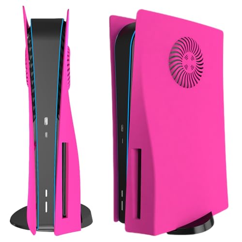 Cubierta de repuesto para placa frontal con ventilación de refrigeración para PS5 Disc Edition, carcasa para consola PlayStation 5 (CD-ROM), accesorios, ABS, a prueba de golpes, antiarañazos y a