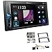 Pioneer DMH-A3300DAB 2-DIN Autoradio kompatibel mit Bluetooth Digitalradio DAB+ WebLink Spotify USB passend für Ford Transit 2006-2013 schwarz inkl. Canbus mit Canbus