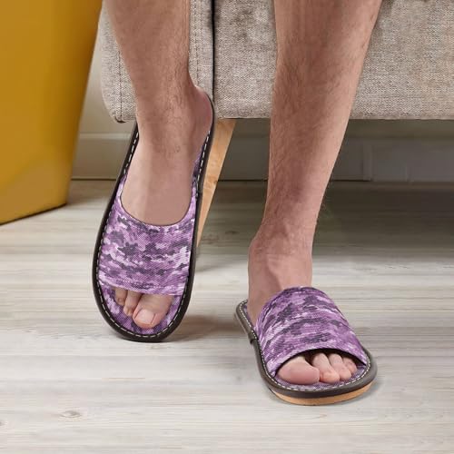 KLL Bathroom Shower Slippers Indoor Outdoor Summer Cozy Slip-on Home Shoes for Travel Airplane Hotel2