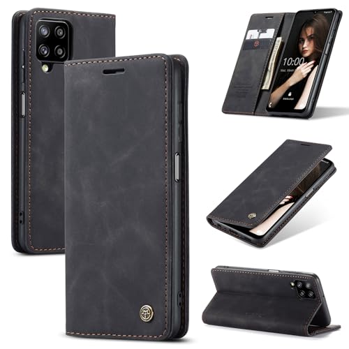 owlhold Handyhülle für iPhone klapphülle Premium hülle Weiches Vintage-Nubukleder Lederhülle