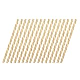 BESPORTBLE 16 Baguettes D'incrustation en Bois pour Guitares et Ukulélés – Fourniture pour Luthiers, Filets Décoratifs Résistants la Décoloration, Accessoires DIY pour Reliure de