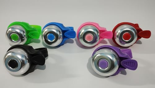 Buzina sinalizadora alerta sino campainha bicicleta infantil ciclismo bikes (cores) (PRETA)