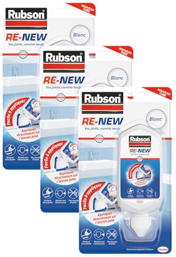 Mastic Sanitaire Blanc RE-NEW Rubson (1 x 80ml)
