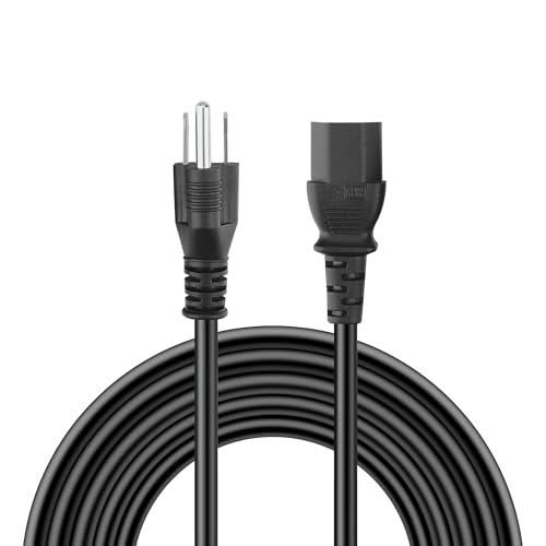 Cable de alimentación UL de 3 clavijas compatible con la máquina de ejercicio de placa de vibración XIHEIMA, cable cargador para equipo de fitness de cuerpo completo