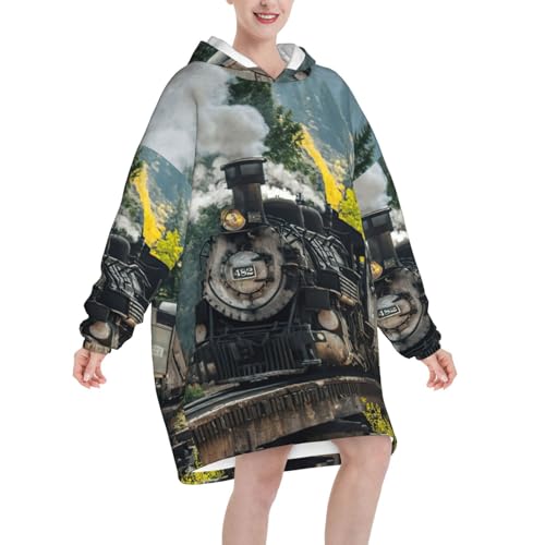 Couverture à capuche adulte chaude pour stopper le froid flanelle - 2