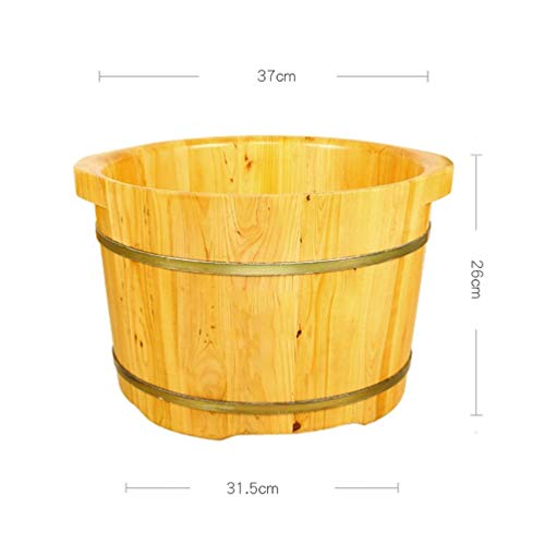 Spa de pies en cubeta de madera para baño y masaje miniatura 2