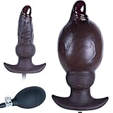 Plug anal inflable pequeño de 20 cm, para principiantes y usuarios avanzados.