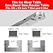 GOINGMAKE Table Saw Miter Gauge with Micro Adjustable Flip Stop and Extendable Fence and Quick Angle Stop for Table Saw Band Saw Router Table Fit 3/8 x 3/4