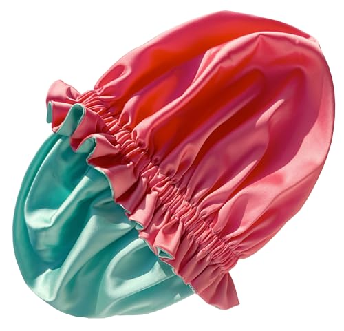 Image of AKISS Baby Infant Newborn Toddler Satin Silk Hair Bonnet for Baby Girl Boy Sleeping Kids Cap Hat