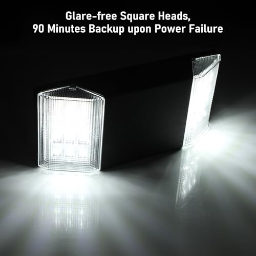 TORCHSTAR 4-Pack LED Emergency Lighting with Battery Backup Black by TORCHSTAR - Image 4