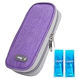 Leng Ke Estojo de viagem para resfriador de insulina aprovado pela TSA, estojo de viagem de insulina para caneta de insulina, suprimentos de insulina, estojo de viagem portátil para viagem e vida
