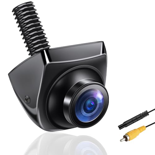 Image of 【Metal Body】 180 Ultra-Wide Angle Backup Camera, AHD 1080P /720P | Super Night Vision, IP67 Waterproof, 360+45 Rotatable, Parking Assist, Universal for Cars Trucks SUV (Matte Black)
