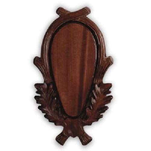 Hi Life Living Nature Scudo di Legno per Trofeo Daino. Pannello. Corna. Caccia. 45x25cm 032701