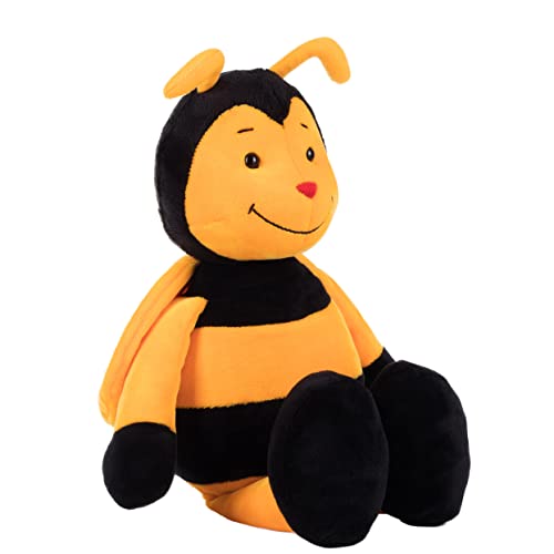 Plüsch Biene „Bine“ – Schaffer 4353 - Kuscheltier Biene - weich & flauschig - Stofftier für Babys & Kinder ab 0 Jahren – Waschbar - Größe L - 38 cm - gelb-schwarz