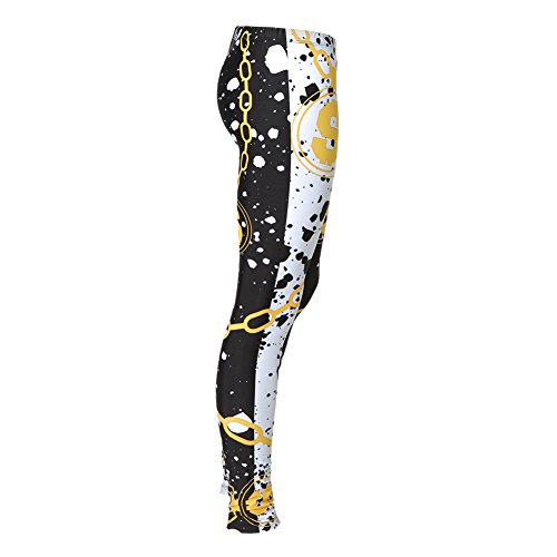 Alexandra Collection Womens Cash Mo Money Athletic Hip Hop Dance Leggings Multi Large #TOP5