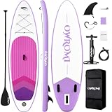 OWROMI Inflatable Stand Up Paddle Boards with Premium SUP Paddle Board Accessories, Wide Stable Design, Anti-Slip EVA Deck for Youth & Adult