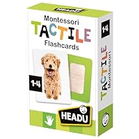 Headu Flashcards Tactile Montessori Osserva Tocca E Senti Mu23738 Gioco Educativo Per Bambini 1-4 Anni Made In Italy