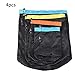 Jeorywoet 4PCS Compression Stuff Sack Bag Mesh Drawstring Storage Lightweight Bag for Outdoor Camping Hiking