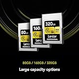 Lexar Professional 320GB CFexpress Type A Card Gold Series + Type A/SD USB 3.2 Gen 2 Reader, Card Up to 900MB/s Read, Cinema-Quality 8K Video, Rated VPG 400 (LCAGOLD320G-RNRNG) - Image 6