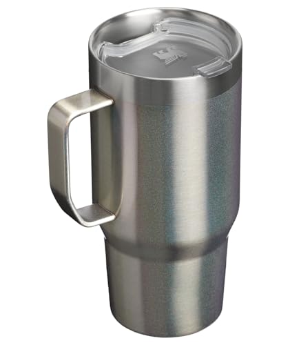 Image of STANLEY The Everyday Suburban Mug | 24 oz | Drink Through Lid | Cup for Coffee, Tea and Drinks | Insulated Stainless Steel Coffee Mug | BPA-Free | Steel Shimmer