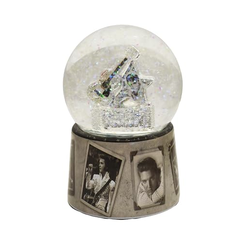 Elvis Presley Snowglove with Photo Frames of Elvis on Base