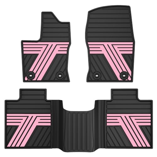 Multi-Color Floor Mats for Toyota Tundra 2022-2026 CrewMax, Blossom Pink by TTX LIGHTING - Used condition - US$47.08