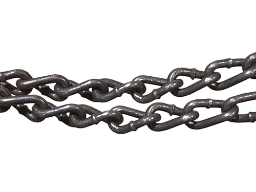 #4 Twist Link Machine Chain Bright Polished 205 LBS Working Load - Rigging (100 FT) | Utility Rigging Misc. Chain