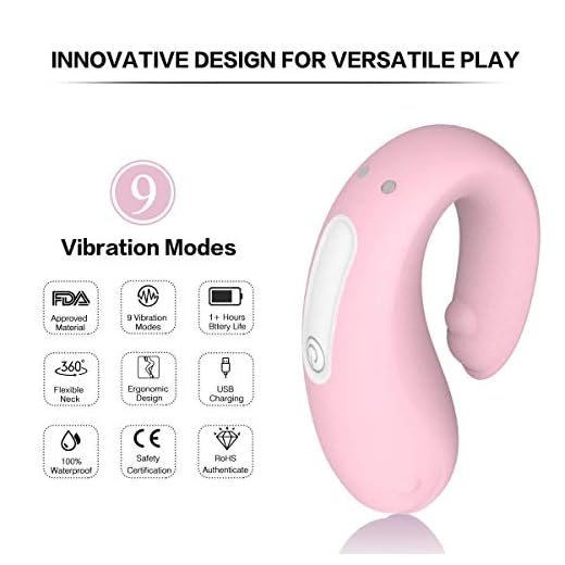 Jugu-etes Eróti-cos para Parejas, NESTORM Vibrad-ores Partner Tipo U con Control Remoto para Mujer y Pareja, Vibra-dor de Silicona para su Clíto-ris y Estimulación Pu-nto G, Recargable, Silencioso