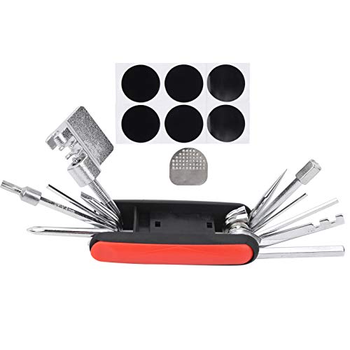 Multi Function Bike Repair Tool, Bicycle Repair Tools Set Portable Bike Chain Extractor Wrench Screwdriver Set