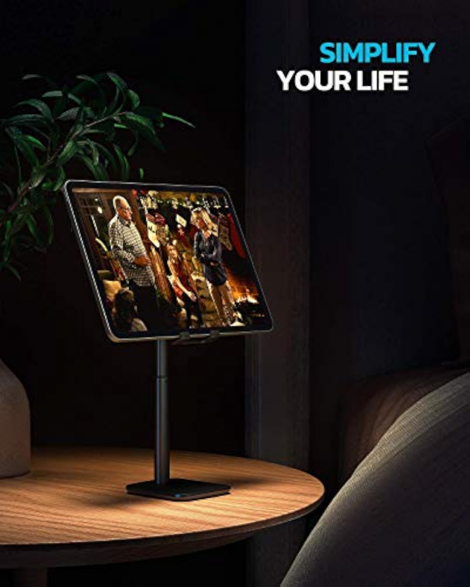 Mobile Stand for Table, Height Adjustable