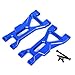 JOYSOG RC Swing Arm Kit for ARRMA 1/10 Gorgon 4X2 2WD Monster Truck Metal RC Front Lower&Upper Suspension Arm Upgrade Parts (Blue)