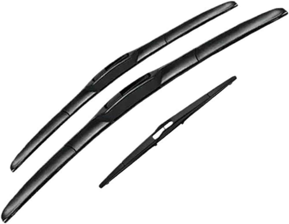 XYUASDGB Premium Exact Fit Windscreen Wiper Blades for Peugeot 106 Rallye Phase 1991-2003 Durable Natural Rubber Easy Fit for a Quiet and Streak Free Wipe