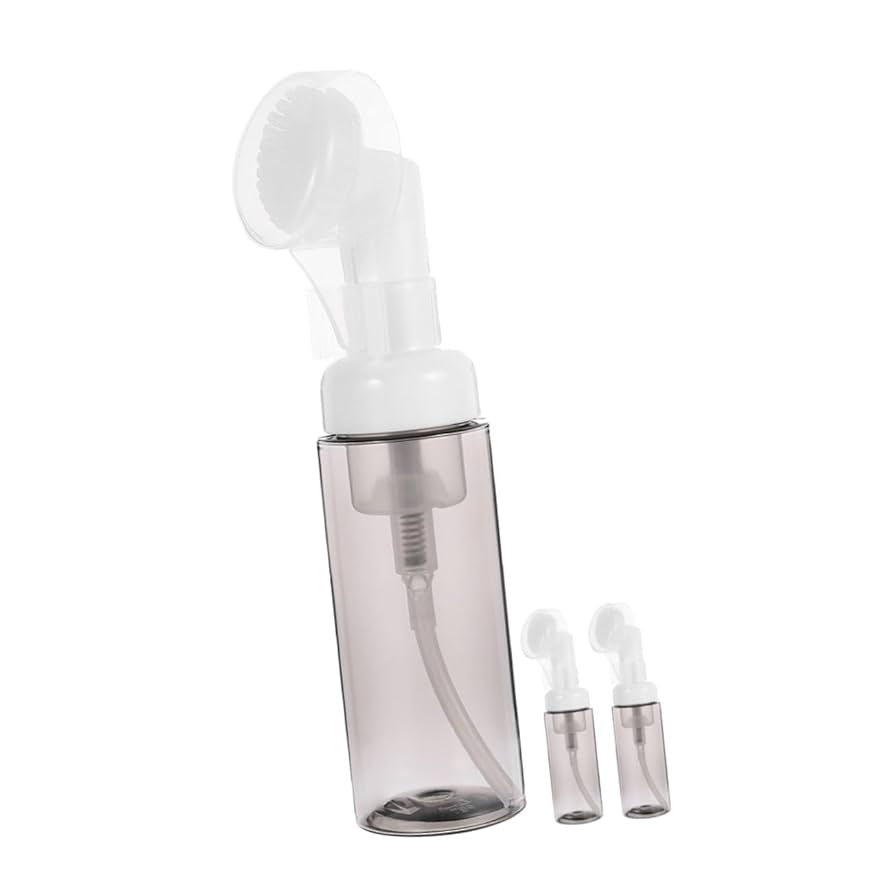 Amazon.co.jp: NULYLU 60ml ブラシ付き 泡立てボトル 3個セット