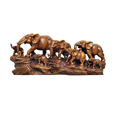 Décoration de bureau Feng Shui avec cette statue d'éléphant pour salon chic